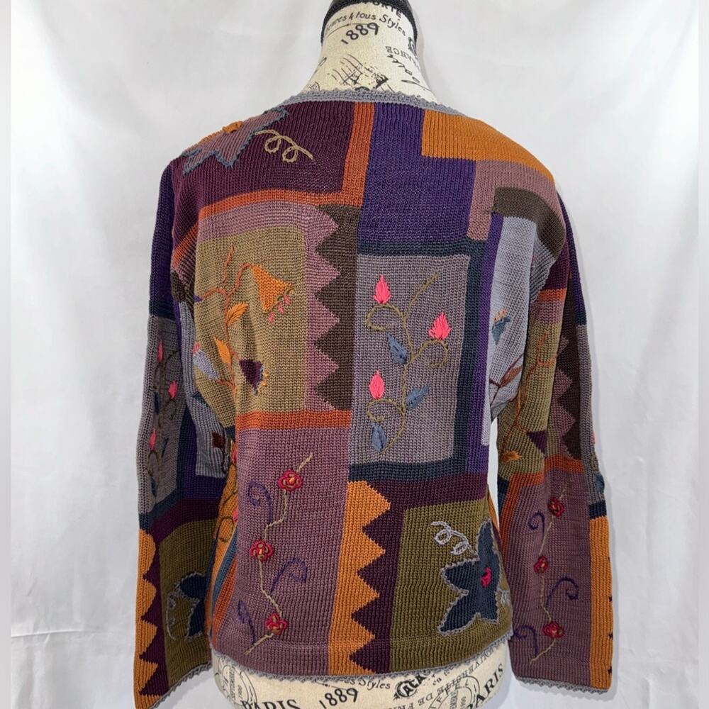 EUC Caamano Limited: Gorgeous Multi-colored Peruvian Hand Knit Sweater - Picture 3 of 6